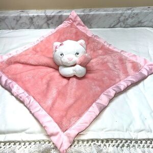 Carter’s Kitten pink Kitty Cat Plush stuffed Security Lovey Blanket Toy